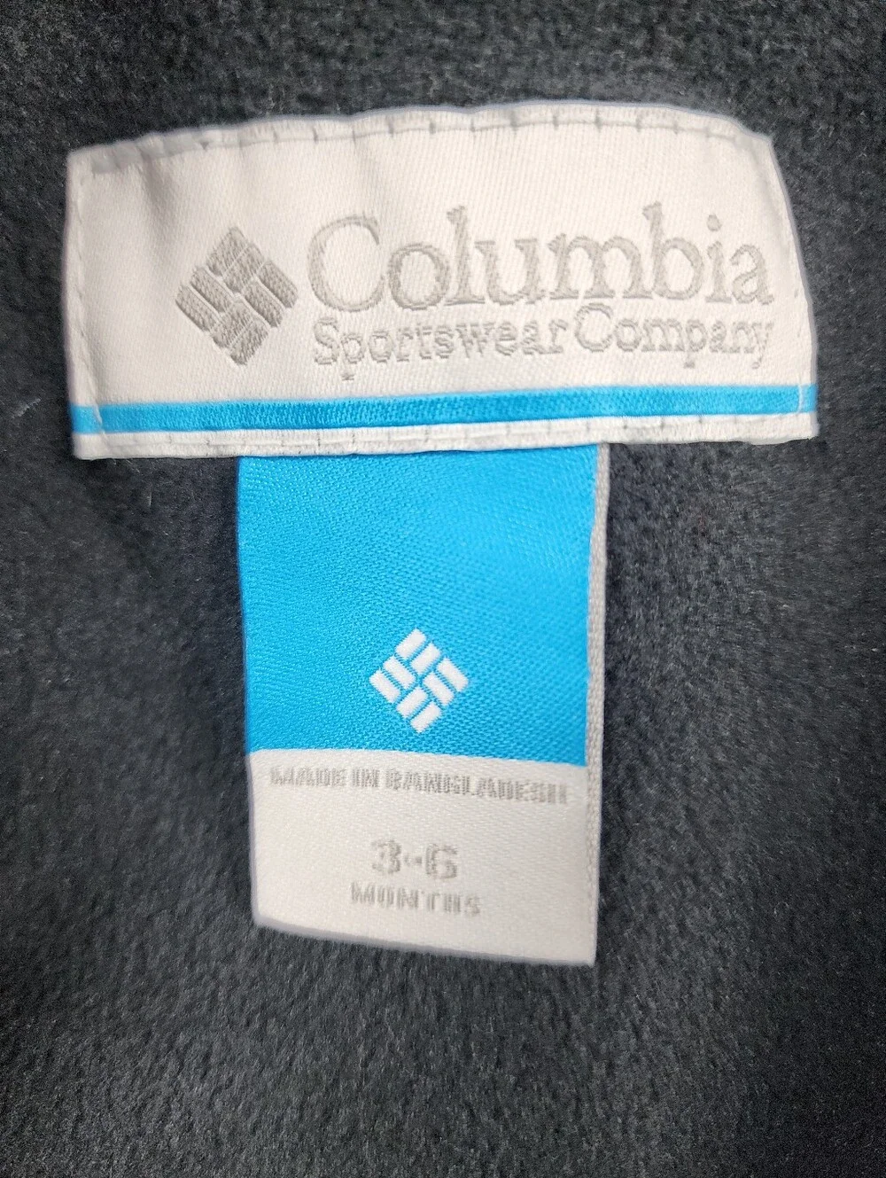 Columbia Snuggly Bunny II Down Bunting Snowsuit 3-6M Plaid Omni-Shield